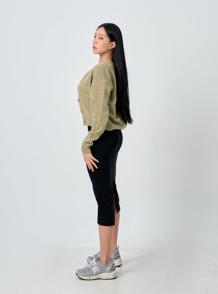 V 領針織開衫 IJ330