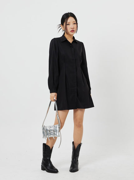 迷你襯衫連衣裙CF316