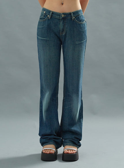 Low Rise Bootcut Jeans CU20