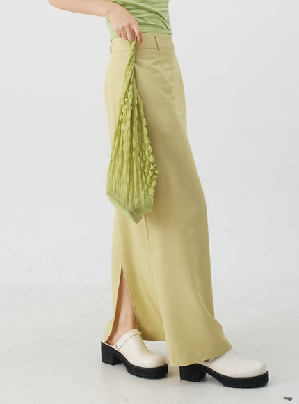 Tailored Maxi Skirt CJ08