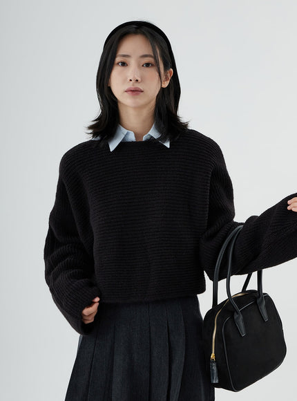 Square Zipper Shoulder Bag ON04