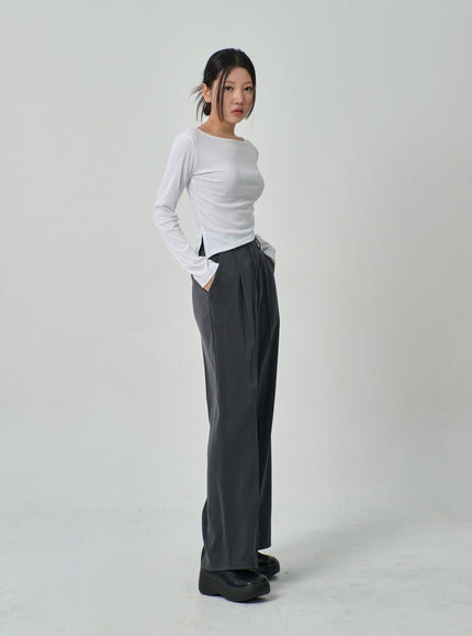 Wide Leg Tailored Pants IF315