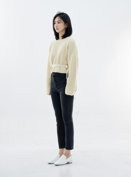 高腰長緊身褲 OO04