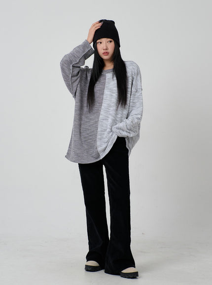 Corduroy Bootcut Pants CJ304