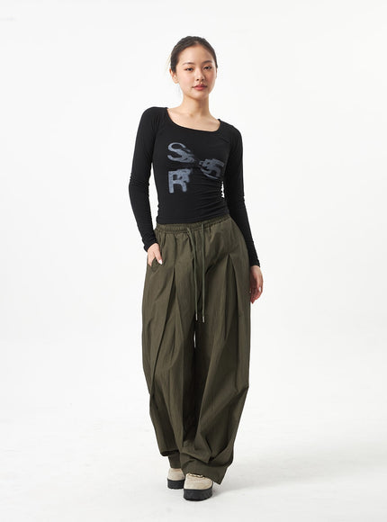 Square Neck Cropped Top CA318