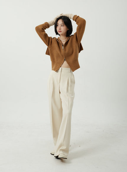 Wide Leg Tailored Pants OJ309