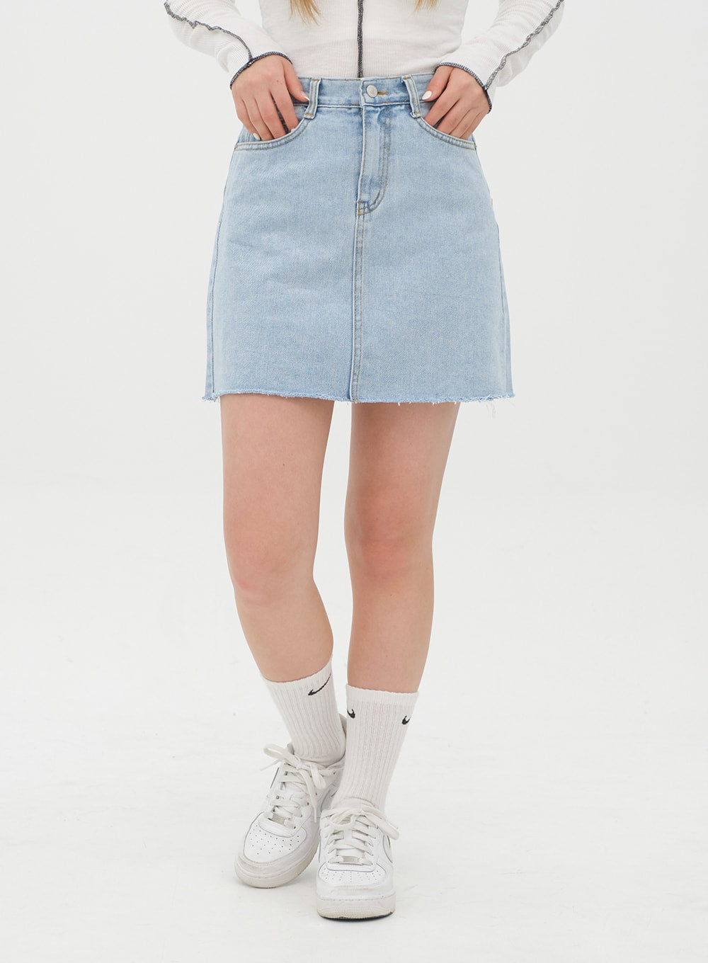 Denim Mini Skirt J28