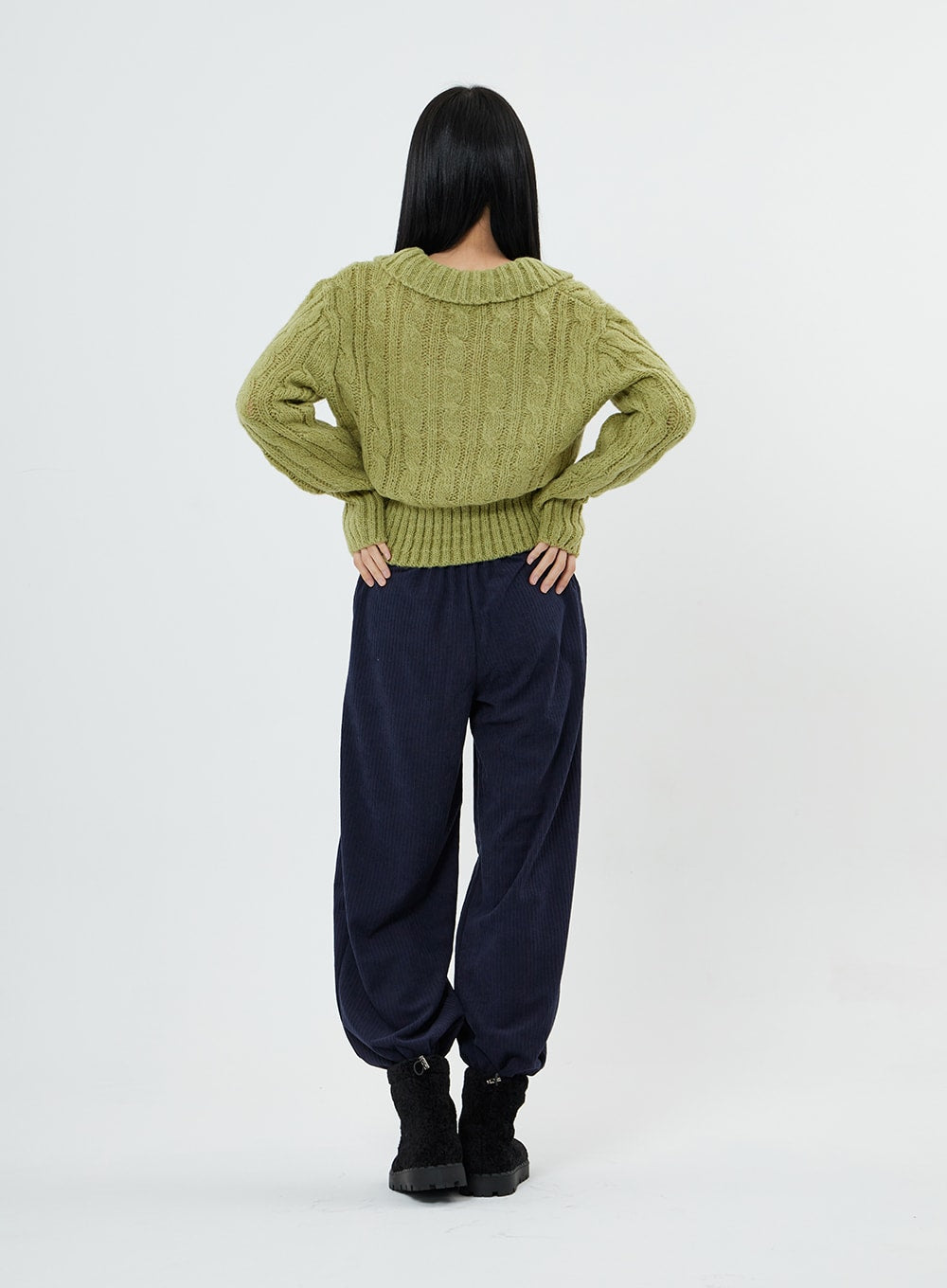 Corduroy Wide Pants BN03