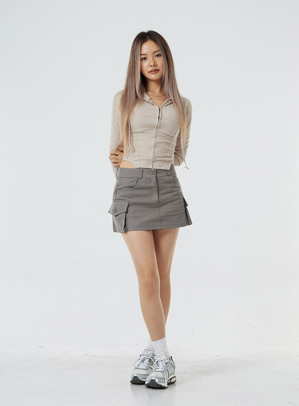 Star Low Rise Skort - Icy Gray curated on LTK