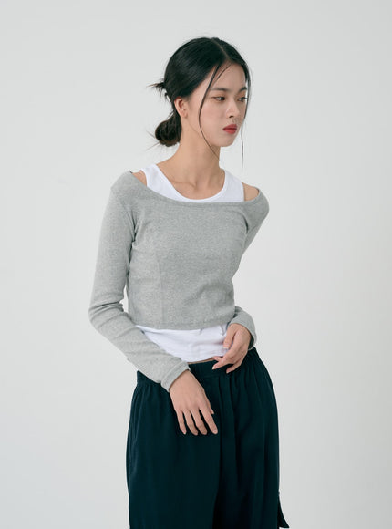 圓領無袖上衣 ID08