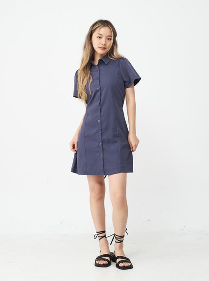 Basic Everyday Shirt Dress CJ22