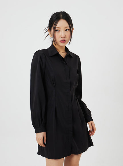 迷你襯衫連衣裙CF316