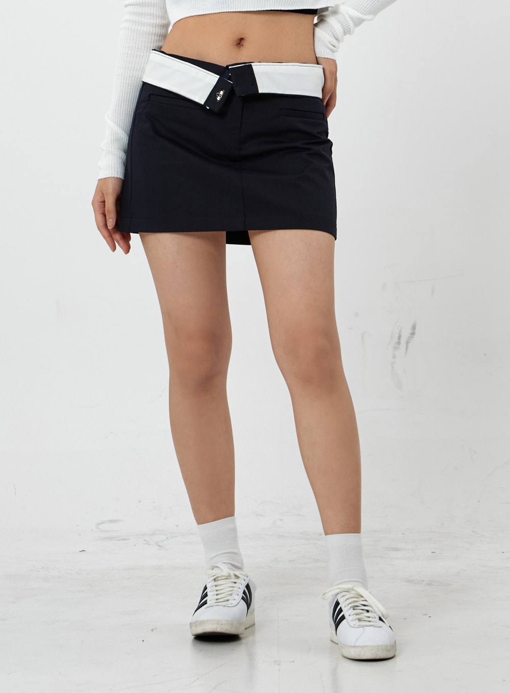 方形針織長袖T卹 CS20