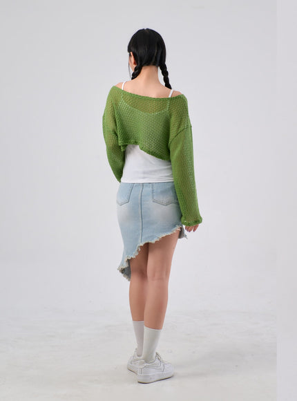 Cover-Up Cropped Top IA305