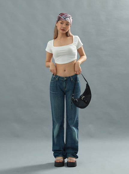 Low Rise Bootcut Jeans CU20