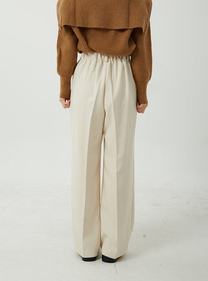Wide Leg Tailored Pants OJ309