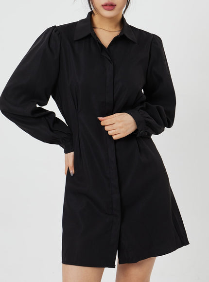 迷你襯衫連衣裙CF316