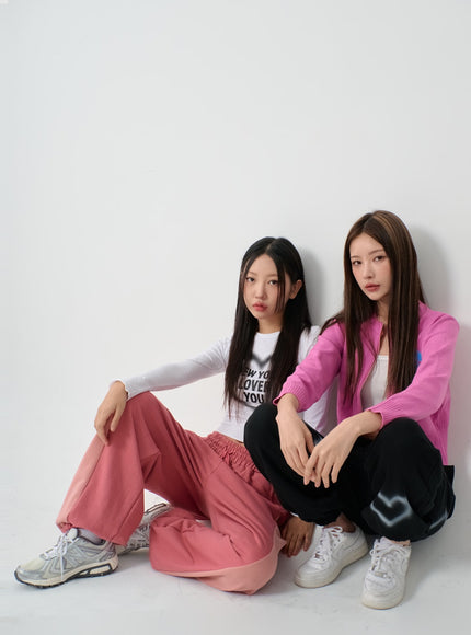 Wave New York 短款長袖 T 卹 IS06