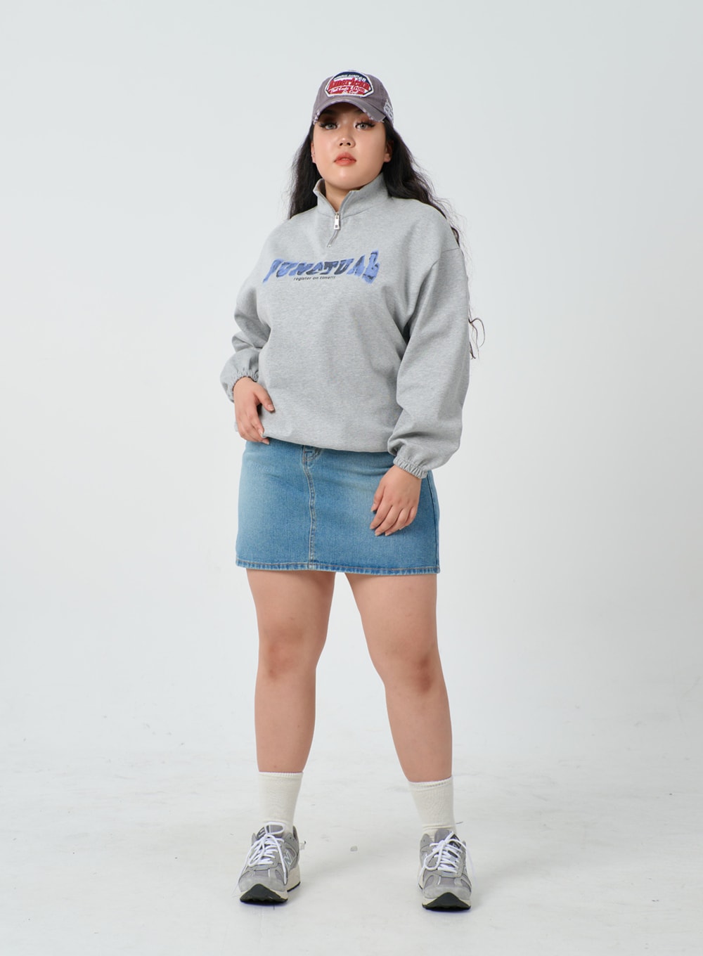 Denim skirt hot sale with hoodie