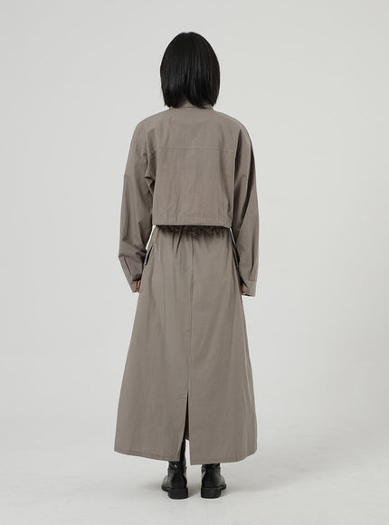 繫帶細節短款襯衫 OF310