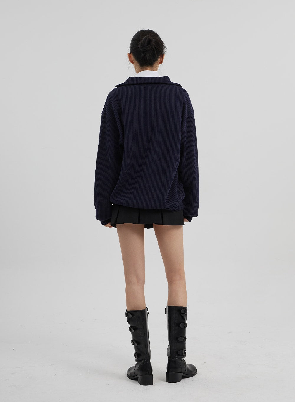 Mid-Rise Pleated Mini Skirt CF308