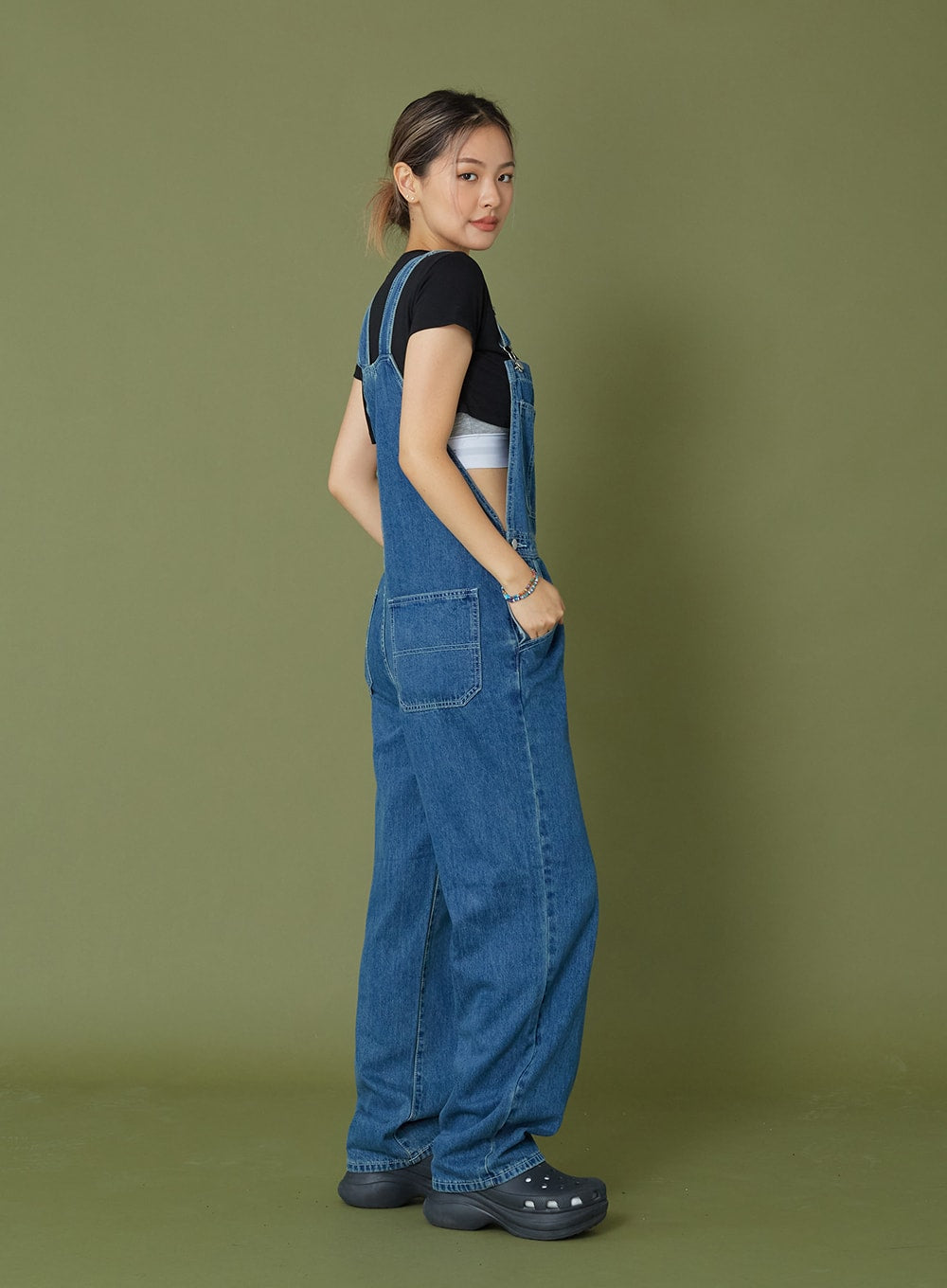 Black Painted Women's Jeans Overall - 2023 Autumn – Jeans4you.shop
