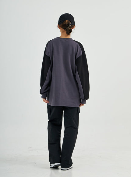 Selena 尼龍工裝寬褲 CS23