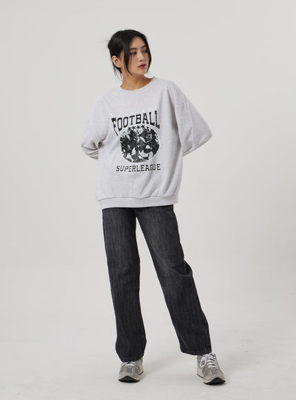 闊直腿牛仔褲 BF310