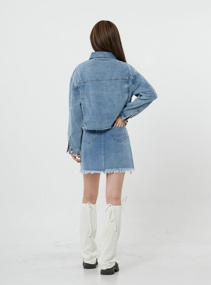 Sienna 短款牛仔褲夾克 CS21