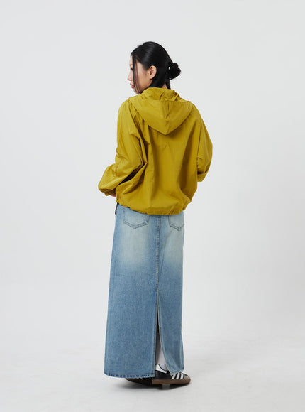 Denim Maxi Skirt CF324