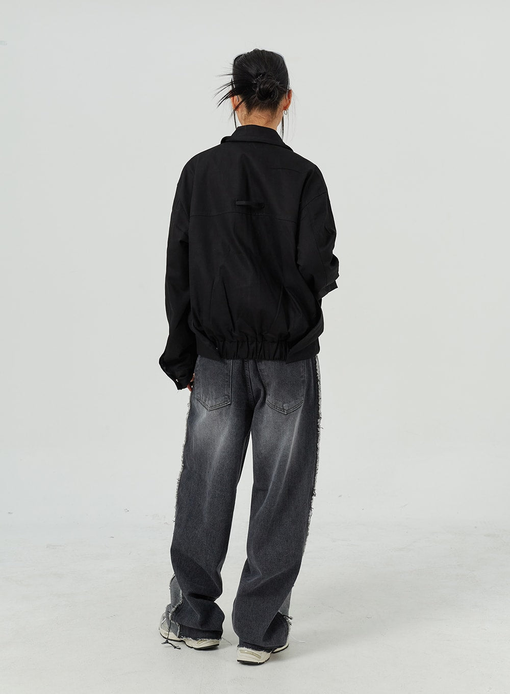 Two tone baggy jeans Clearance