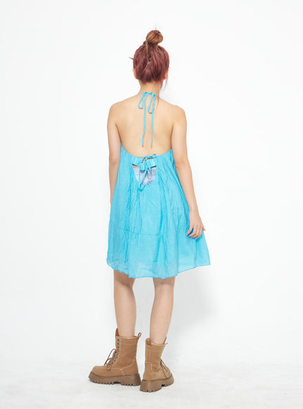 頸帶迷你連衣裙 IA313