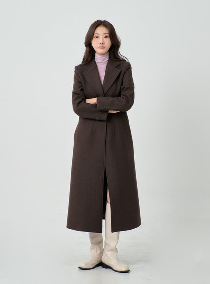 Button Long Coat IO31