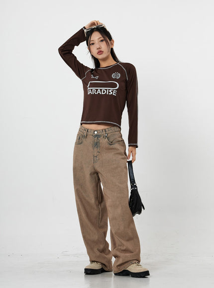 Raemon 中性寬牛仔褲 CS21