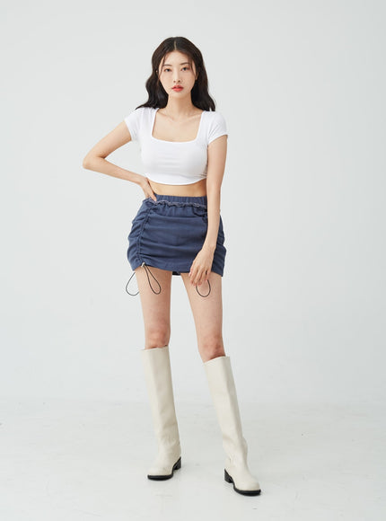 Side String Skirt Pants IU26