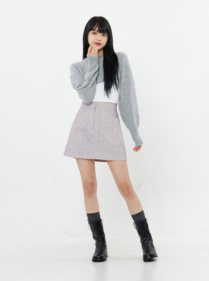 Bolero Knit Crop Top BS26