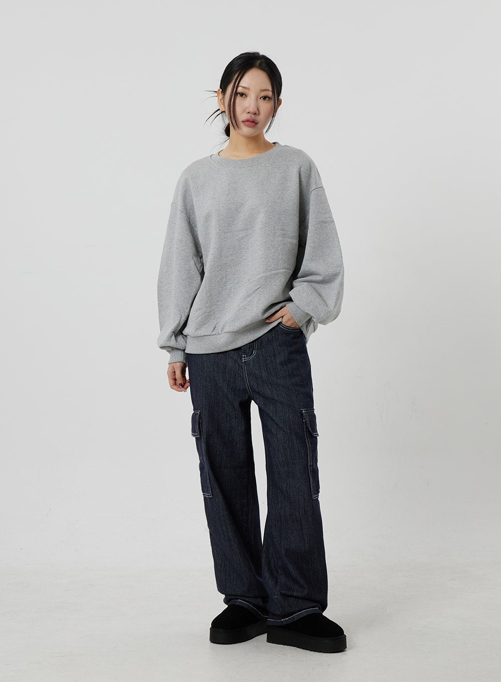 Wide Cargo Jeans CF302