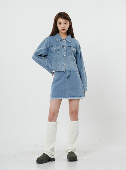 Sienna 短款牛仔褲夾克 CS21