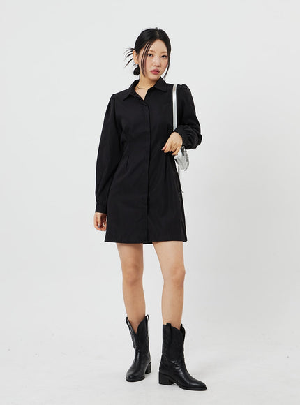 迷你襯衫連衣裙CF316