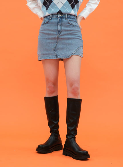 菱形圖案背心 C1703 