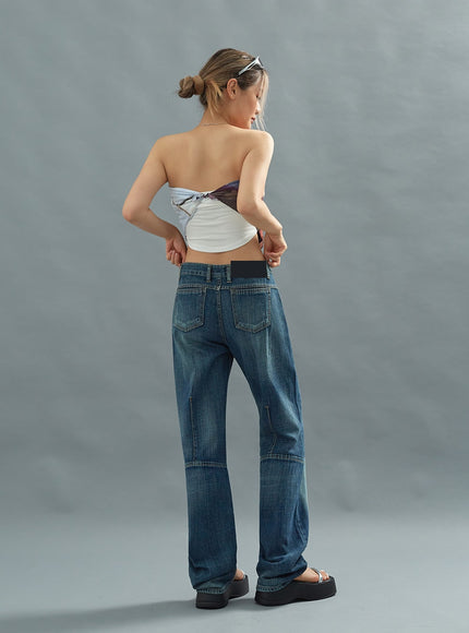Low Rise Bootcut Jeans CU20