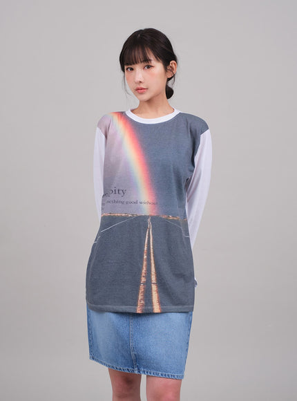 牛仔及膝裙C2701