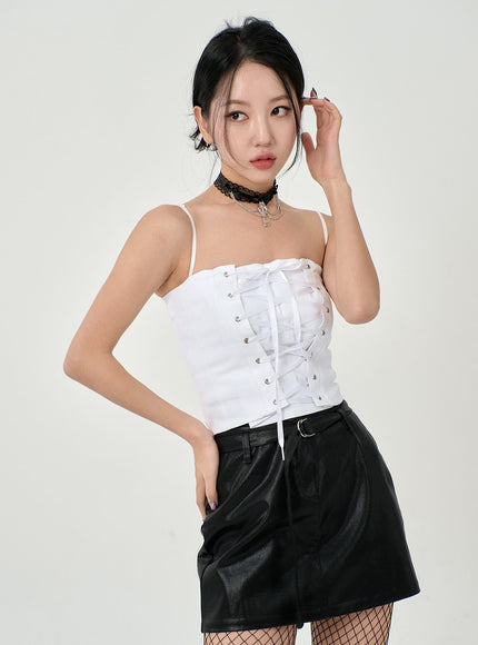 Back Zipper Corset Top BD09