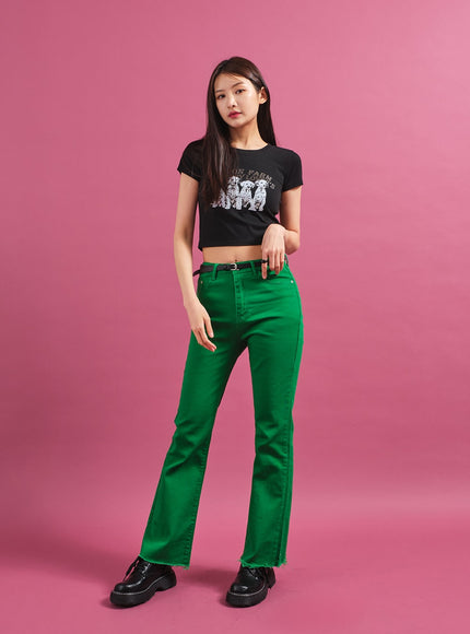 Dalmation 短款 T 卹 CY17