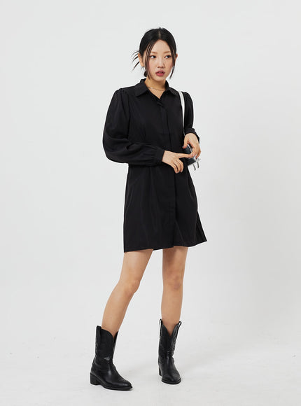 迷你襯衫連衣裙CF316