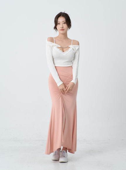 Crop Lingerie Style Tank Top IO26