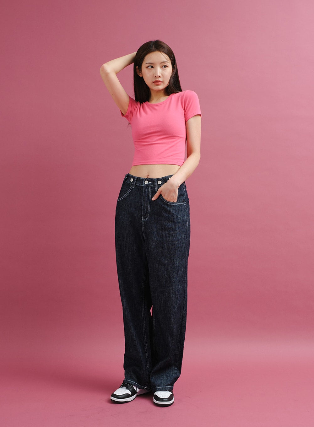 Summer Wide Leg Denim Pants CY25