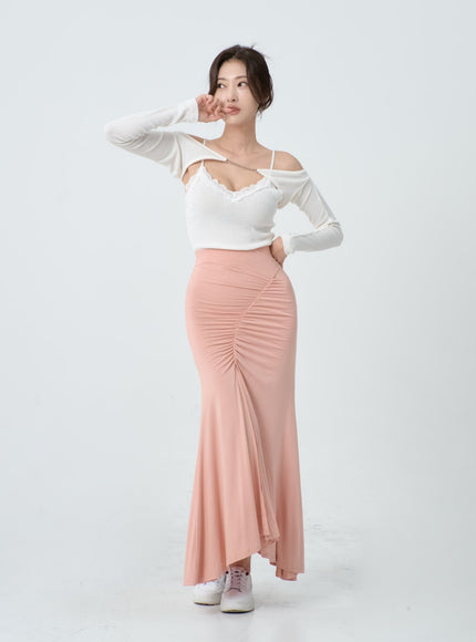 Crop Lingerie Style Tank Top IO26