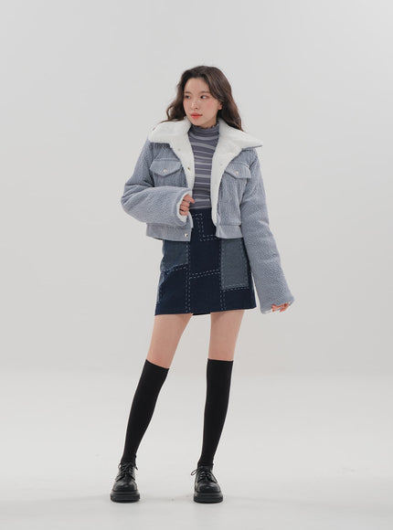 燈芯絨短款夾克 BS-B04011203