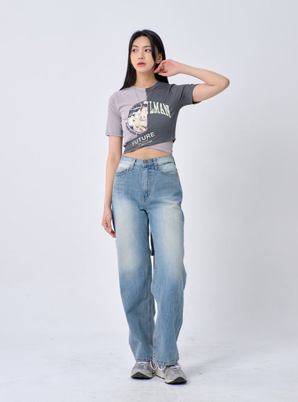 Wide Leg Jeans BA321